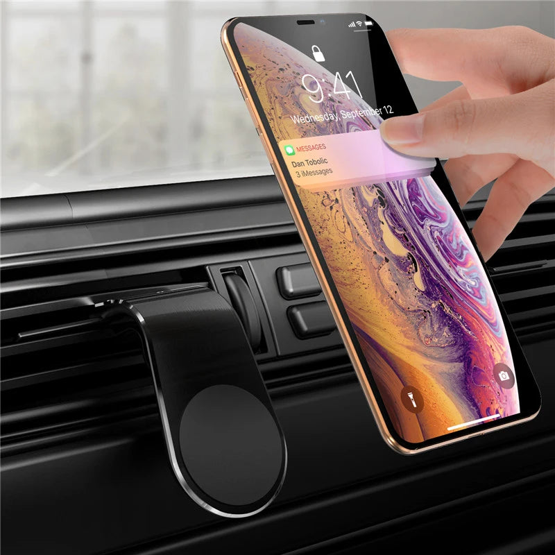 Support Téléphone Magnétique Voiture – Fixation Air Vent 360° KBauto™